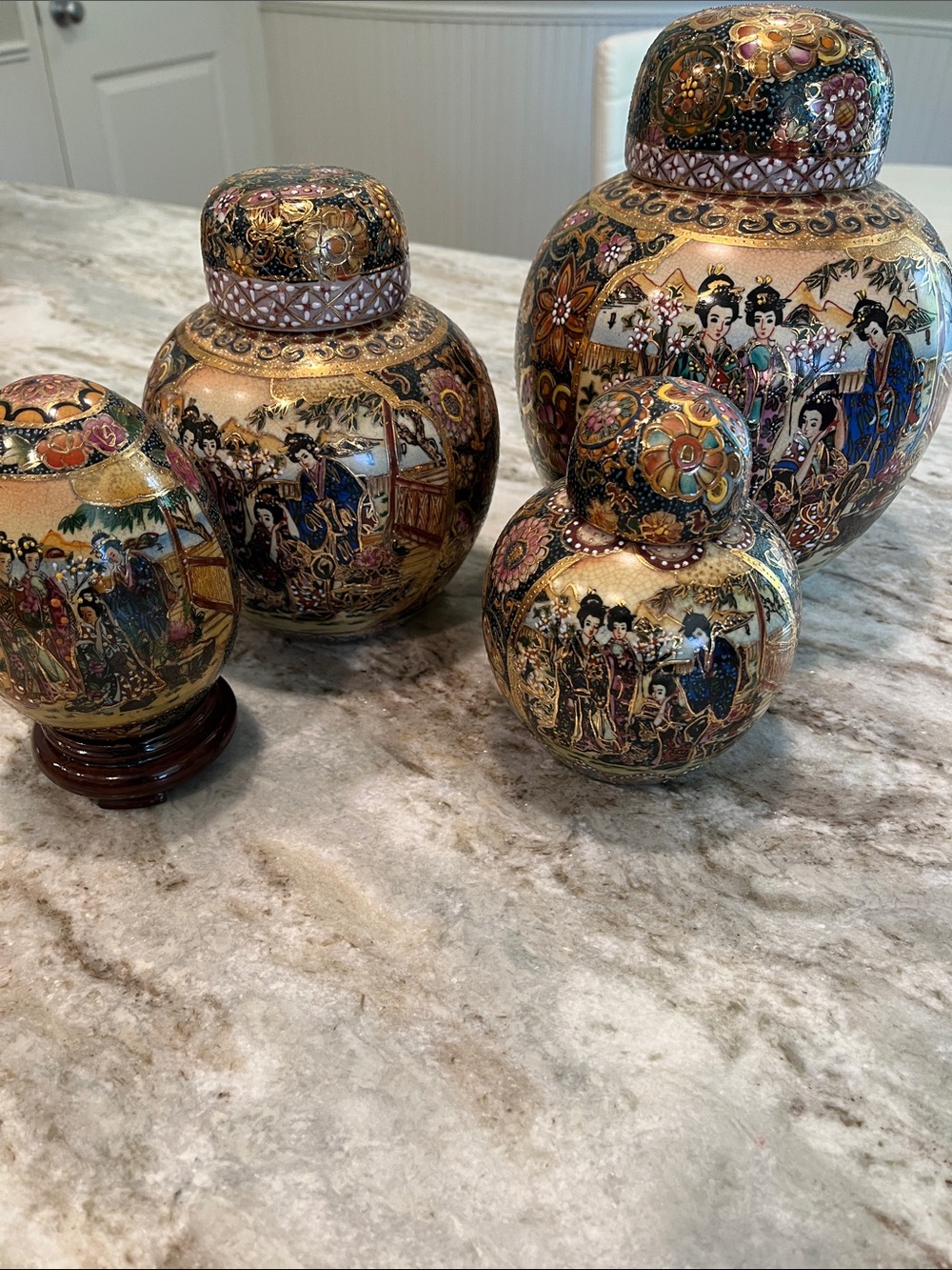 Satsuma Style Ginger Jars